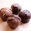 Large chocolate truffles